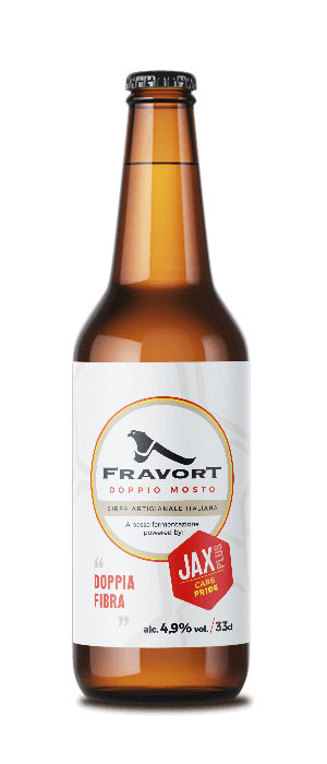 Birra Fravort Doppio Mosto JAXplus basso impatto glicemico