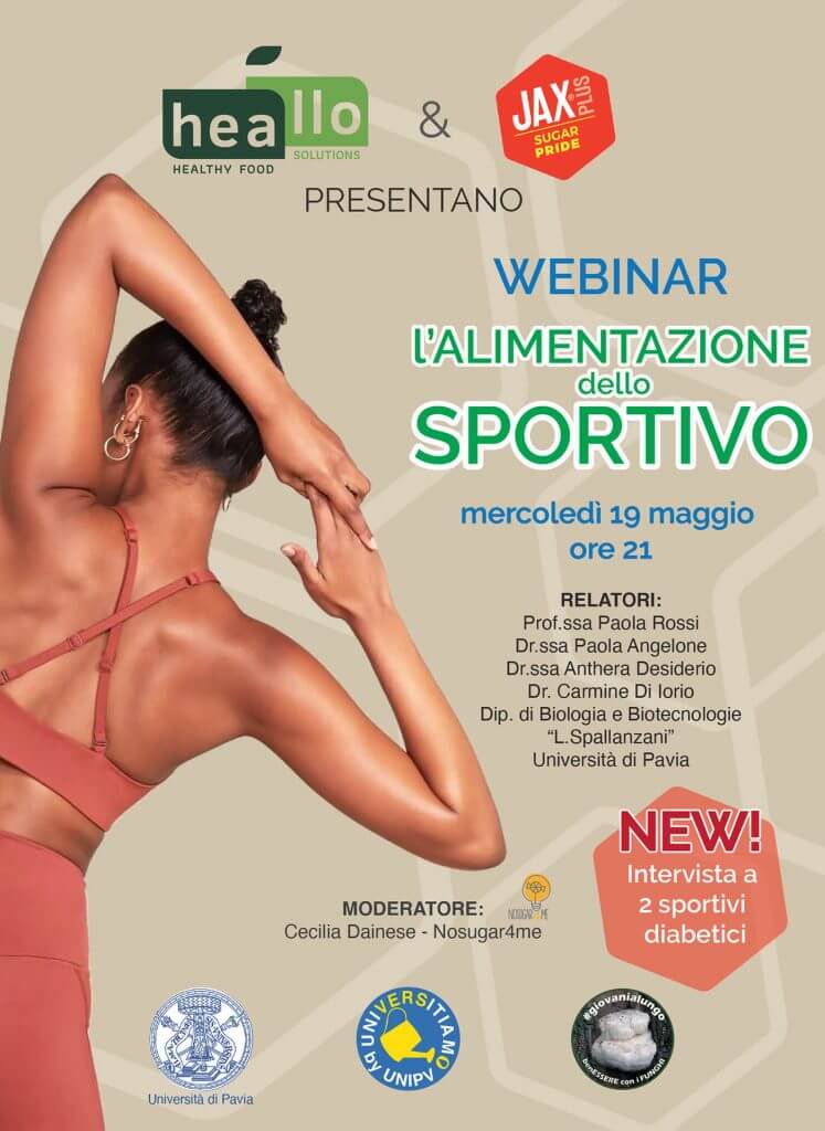 Webinar JAXplus “L’alimentazione dello sportivo”