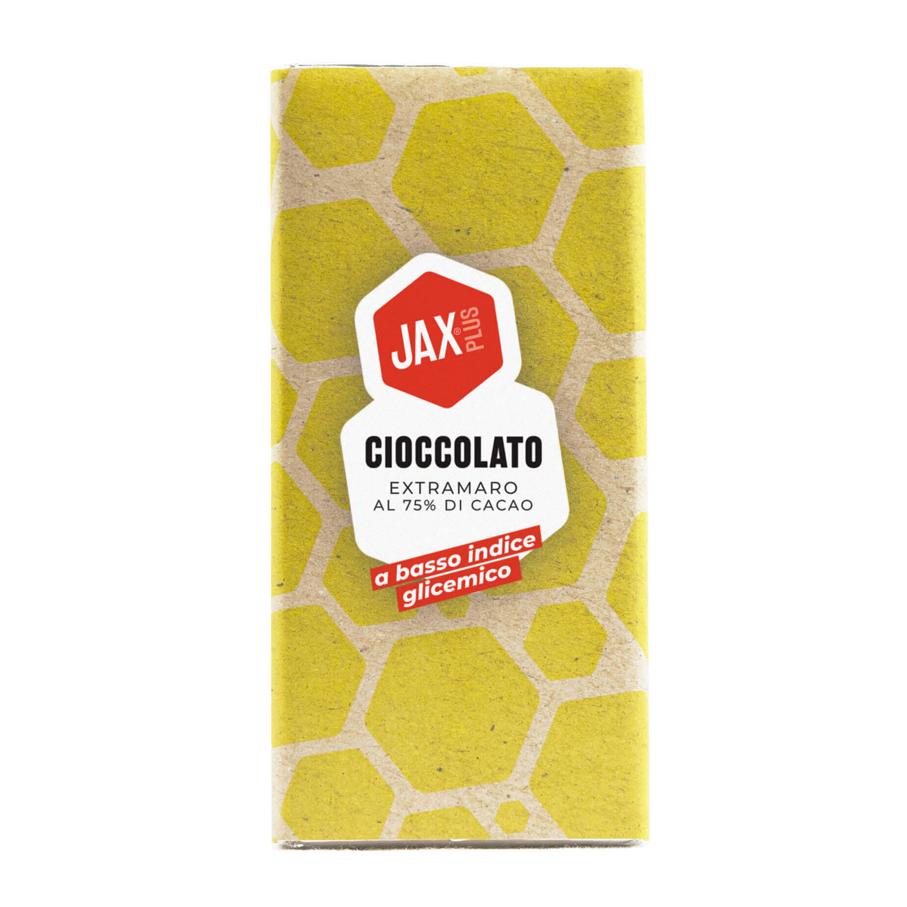 Cioccolato JAXplus extramaro al 75% di cacao